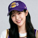 年轻女球迷小李头像，戴着湖人队帽子的长发女生